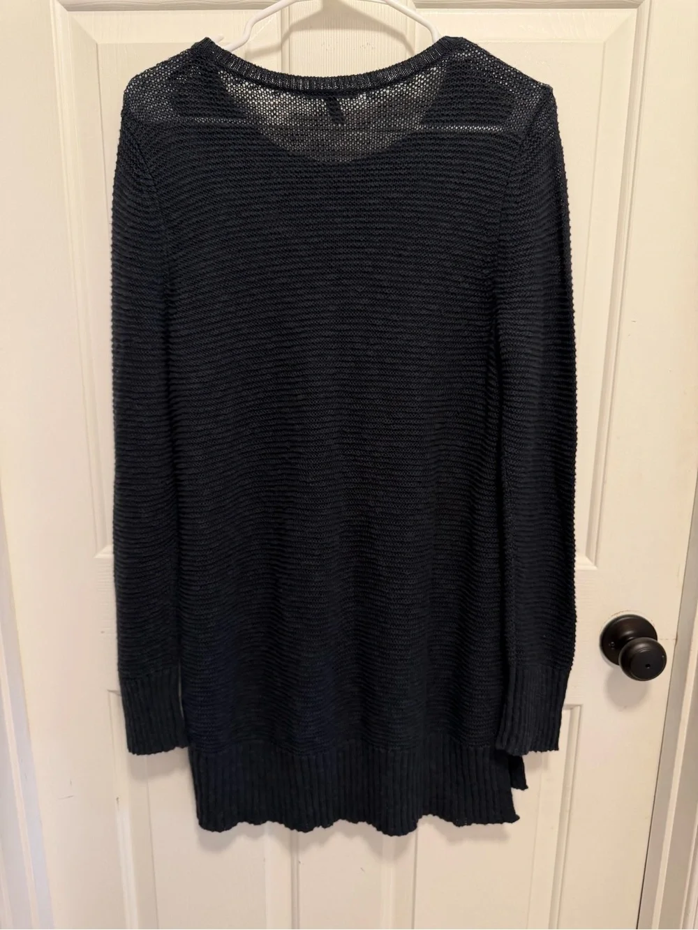 EILEEN FISHER Organic-Linen & Organic-Cotton Tunic Sweater Size Small